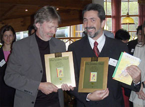 Bild der Verleihung des Goldenen Buchs